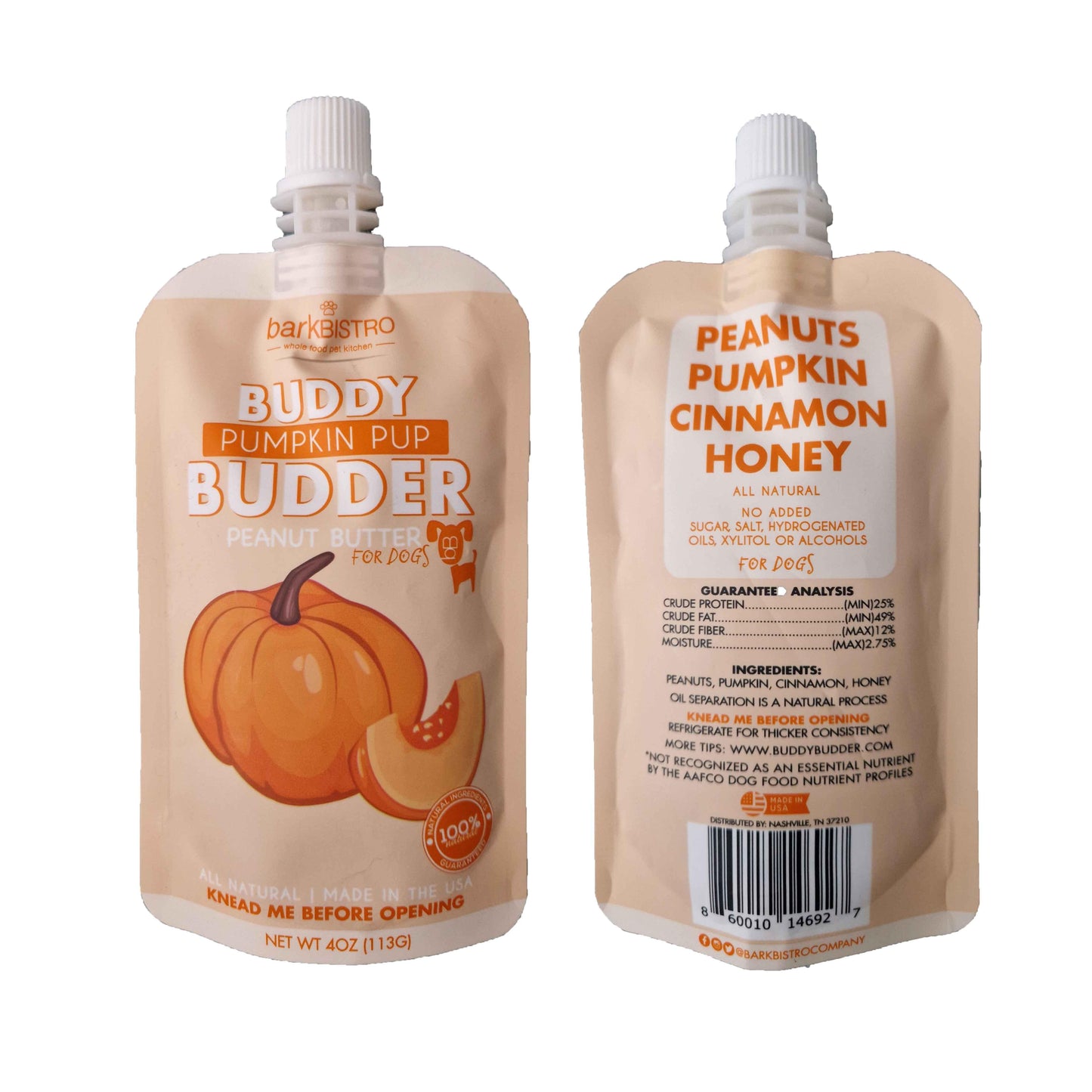 Buddy Budder Pumkin Pup Pouch