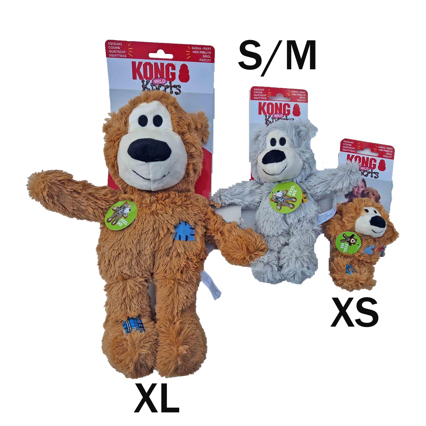 KONG Wild Knots Bear Dog Toy