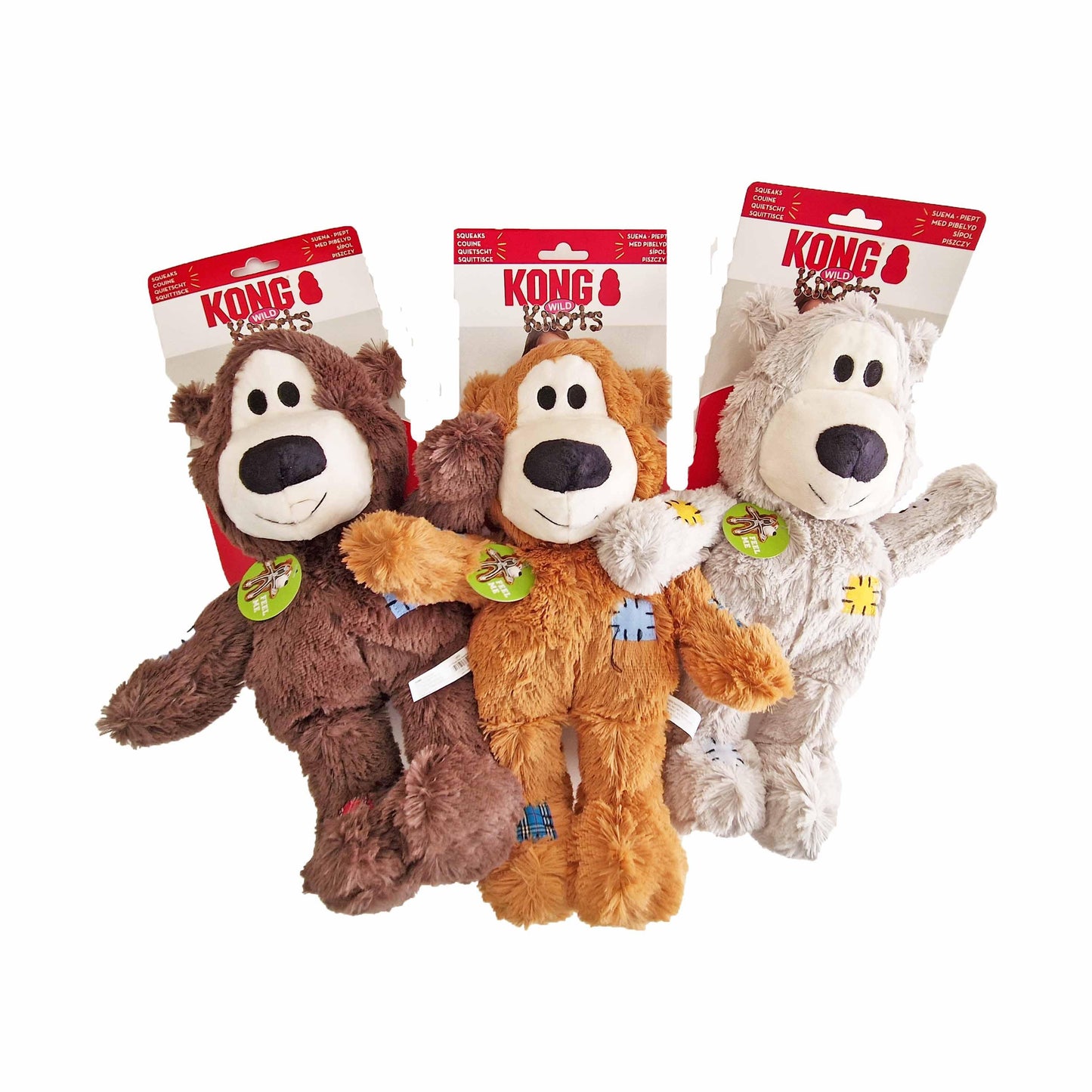 KONG Wild Knots Bear Dog Toy